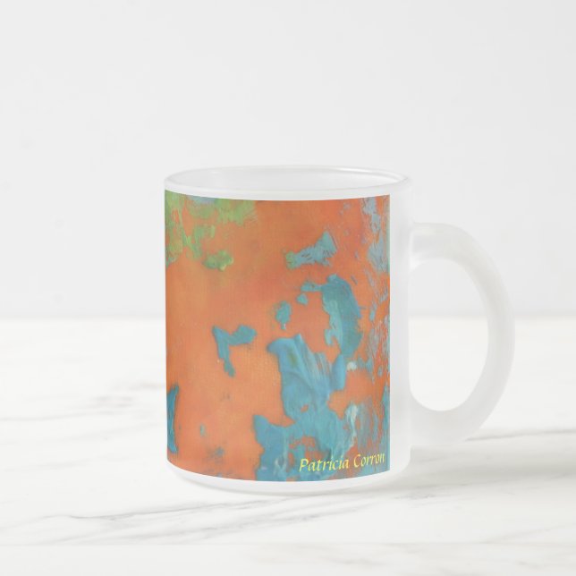 Caneca De Café Vidro Jateado Sete sabores de louco (Direita)