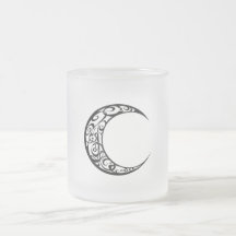 Símbolo da Lua Tribal Personalizada