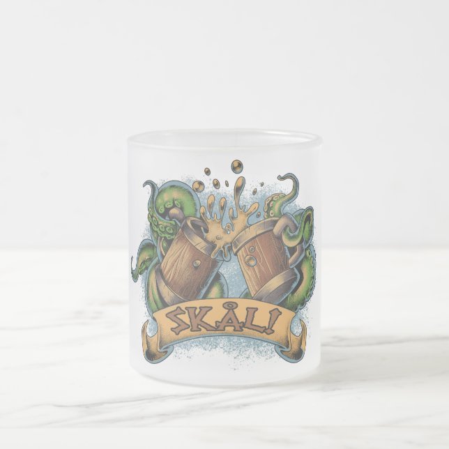 CANECA DE CAFÉ VIDRO JATEADO SKÅL (Centro)