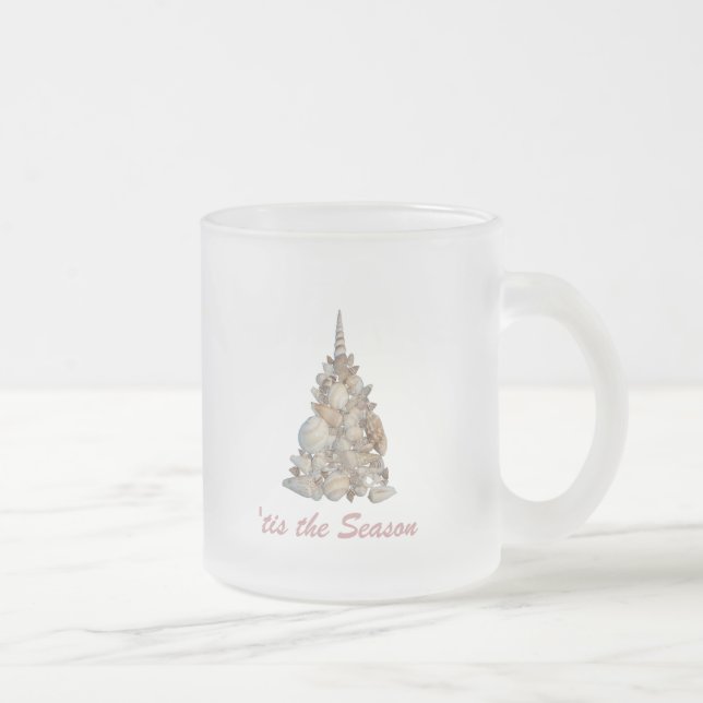 Caneca De Café Vidro Jateado Snowbird Christmas Mug (Direita)