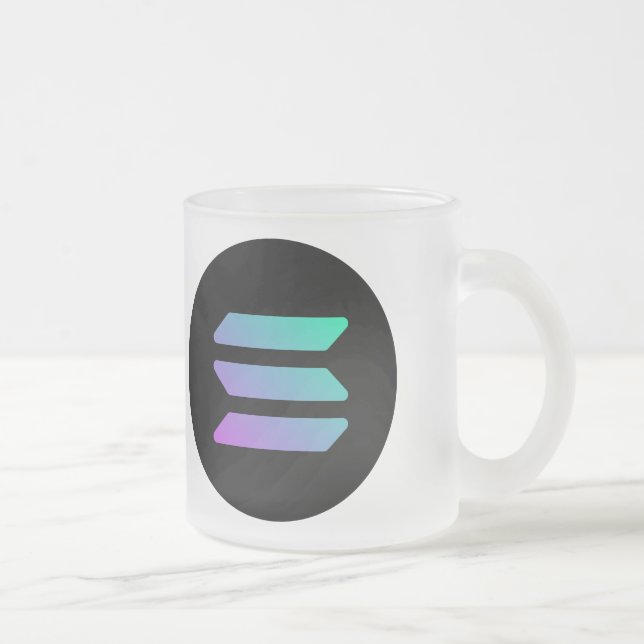 Caneca De Café Vidro Jateado Solana (Direita)