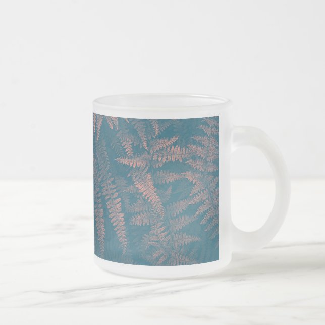 Caneca De Café Vidro Jateado Sonho De Ferns (Direita)