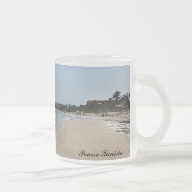 Caneca De Café Vidro Jateado Sousse Tunísia #1 (Direita)