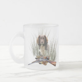 Caneca De Café Vidro Jateado Sprocker Spaniel Tapeçaria Poster Triptych Acrílic