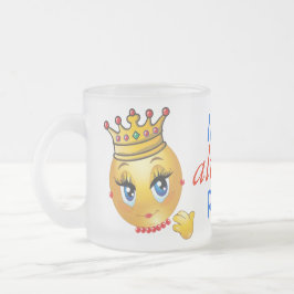 Caneca De Café Vidro Jateado Sra. Alway Right