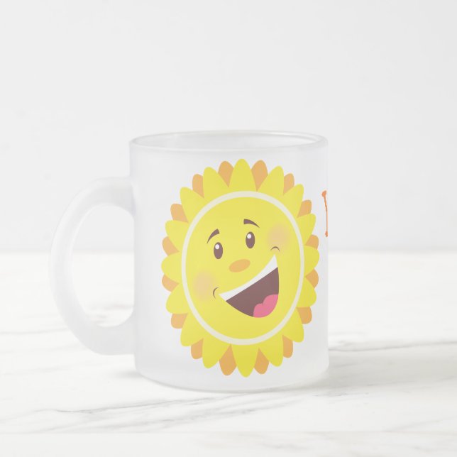 Caneca De Café Vidro Jateado Sunny Daze - Mug (Esquerda)