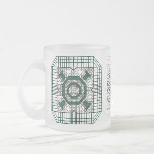 Caneca De Café Vidro Jateado Superprocessador Mecatrônico
