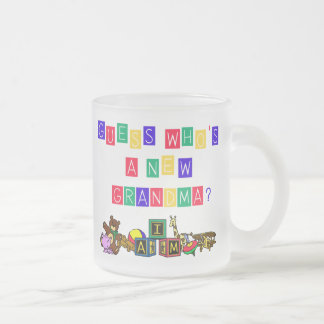 Caneca De Café Vidro Jateado Suposição que é uma avó nova