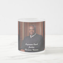 Caneca De Café Vidro Jateado Supremo Tribunal de Justiça Clarence Thomas