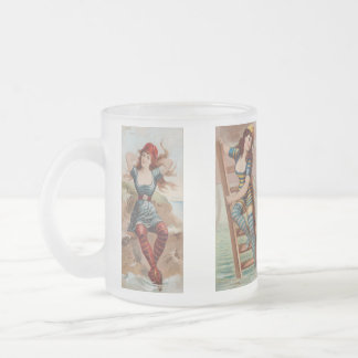 Caneca De Café Vidro Jateado Surf Beauties Mug