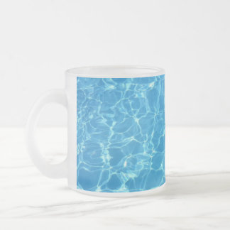 Caneca De Café Vidro Jateado “SwimmingPool "