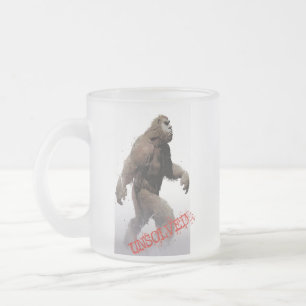 Caneca De Café Vidro Jateado T-Shirt Bigfoot
