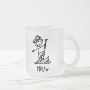 Caneca De Café Vidro Jateado T-shirt e presentes básicos do mineiro