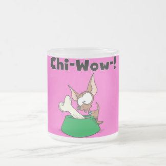 Caneca De Café Vidro Jateado T-shirt e presentes de Chihuhua Qui-Wow