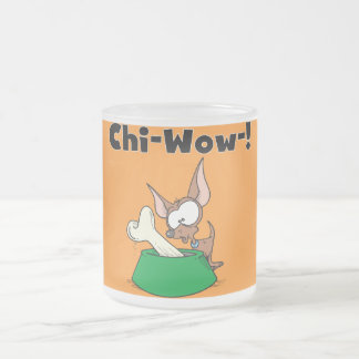 Caneca De Café Vidro Jateado T-shirt e presentes de Chihuhua Qui-Wow