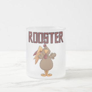 Caneca De Café Vidro Jateado T-shirt e presentes do galo