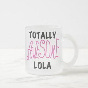 Caneca De Café Vidro Jateado T-shirts e presentes, totalmente incríveis, Lola, 