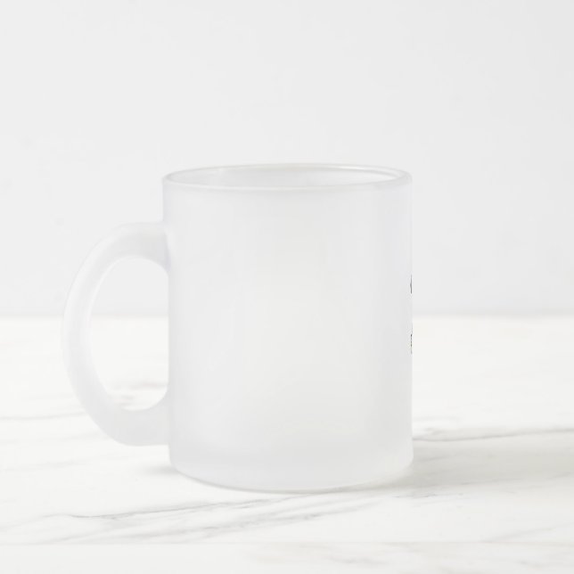 Caneca De Café Vidro Jateado Taça Spooky Pumpkin (Esquerda)