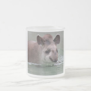 Caneca De Café Vidro Jateado Tapir_2015_0101