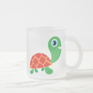 Caneca De Café Vidro Jateado Tartaruga impressionante