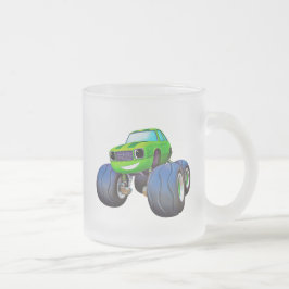 Caneca De Café Vidro Jateado Tasse 4x4 camion monstre