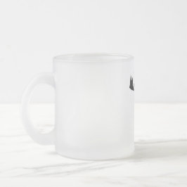 Caneca De Café Vidro Jateado Taza venado negro