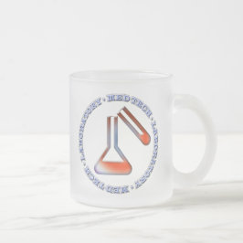 CANECA DE CAFÉ VIDRO JATEADO TECNOLOGIA DO MED DA SOLUÇÃO - LABORATÓRIO MÉDICO