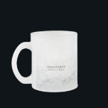 Caneca De Café Vidro Jateado Texto personalizável elegante em mármore transpare<br><div class="desc">O efeito wow é garantido com o texto personalizável Sleek no Fosco transparente de mármore Coffee Mug. Personalize este design moderno de caneca para ser exclusivamente seu. Para mais personalização, clique no link "personalizar mais" e use a ferramenta design para editar este modelo. Todo estilo de texto, cores, tamanhos podem...</div>