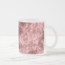 Caneca De Café Vidro Jateado Textura impermeável