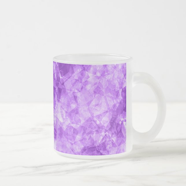 Caneca De Café Vidro Jateado Textura reticulada (Direita)
