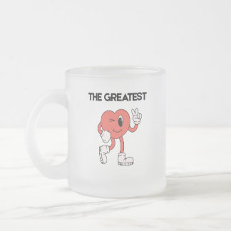 Caneca De Café Vidro Jateado The Greatest Coffee Mug- Frosted Glass