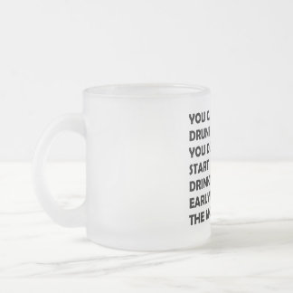 Caneca De Café Vidro Jateado The Happy Drinker