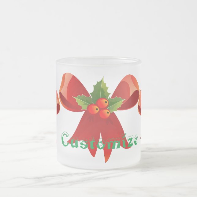 Caneca De Café Vidro Jateado Thunder_Cove da Faixa Vermelha (Centro)