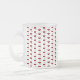 Caneca De Café Vidro Jateado Tigela de Macarrão Ramen Asiático Festa