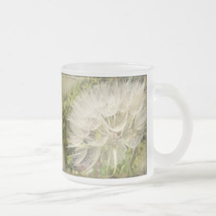 Caneca De Café Vidro Jateado Tragopogon dubius - Barba Amarela