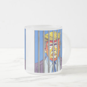 Caneca De Café Vidro Jateado Tremor na cova de vidro Fosco, 10 oz
