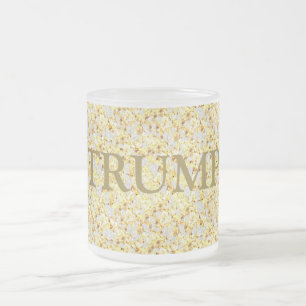 CANECA DE CAFÉ VIDRO JATEADO TRUMP