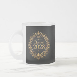 Caneca De Café Vidro Jateado Turma de 2028