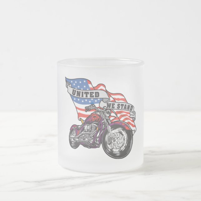 Caneca De Café Vidro Jateado Unido nós estamos (Centro)