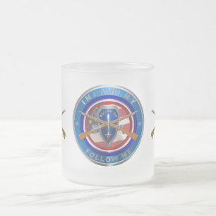 Caneca De Café Vidro Jateado Veterano