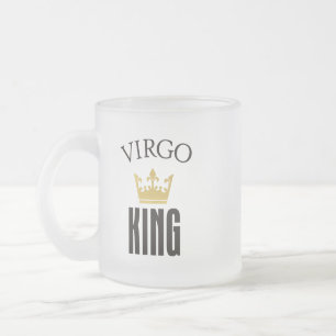Caneca De Café Vidro Jateado Virgo King
