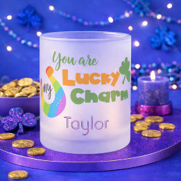 Caneca De Café Vidro Jateado Você é meu Dia de São Patrício de sorte