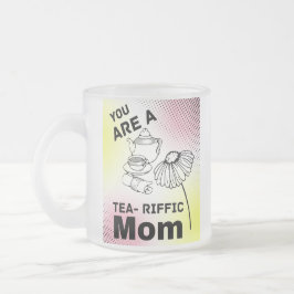 Caneca De Café Vidro Jateado Você é uma mãe tediosa