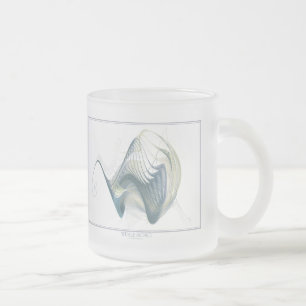 Caneca De Café Vidro Jateado Whale Song Mug
