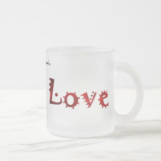 Caneca De Café Vidro Jateado Wild Love Mug