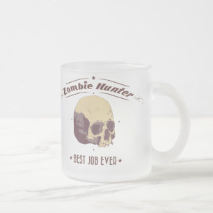 Caneca De Café Vidro Jateado Zombie Hunter Mug