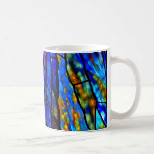 Caneca De Café Vidro Manchado, Estilo Tiffany -  (Direita)