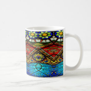 Caneca De Café Vidro Pintado