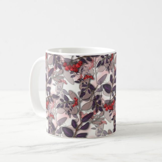 Caneca De Café Vidro, Rowan, monte de Rowan (Frente Esquerda)