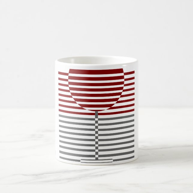 Caneca De Café Vidro Silhute Café Mug (Centro)